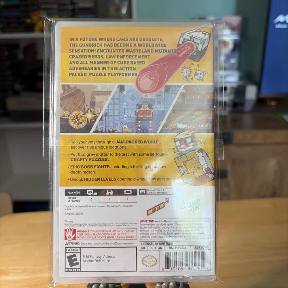 Gunbrick Reloaded (Limited Run Games) (Nintendo Switch) - Brand New